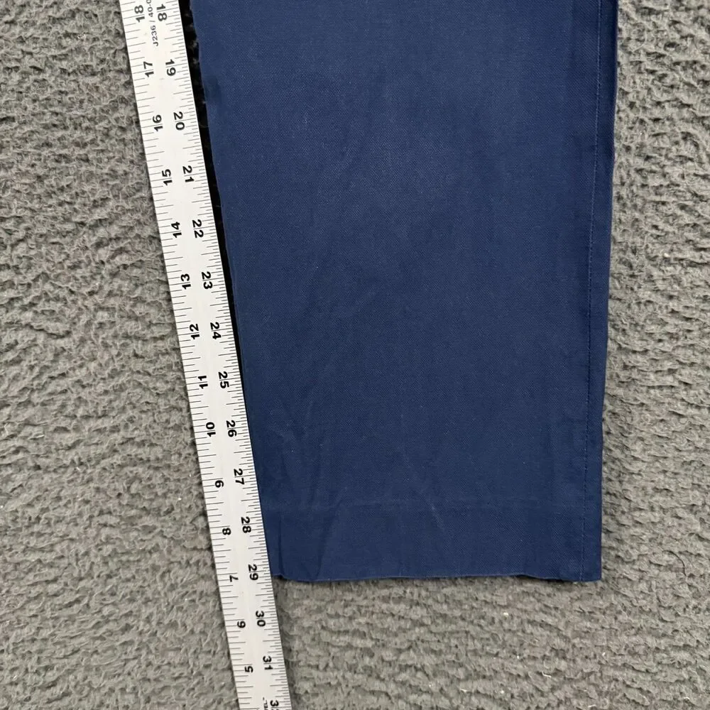 J Crew Pants Mens 30x30 Blue Ludlow Slim Fit Chino Carpini Cotton Preppy Casual